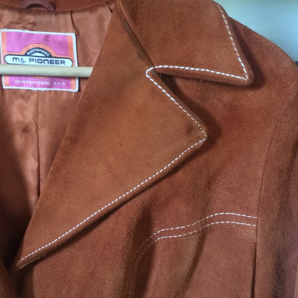 Vintage suede jacket. Size XL. - Picture 5 of 7